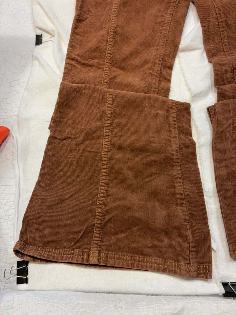 BDG Urban Outfitters Brown Corduroy Flare Pants Size W27 L32 - Picture 7 of 9